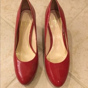 Cole Haan Nike Air red patent leather heel size 8